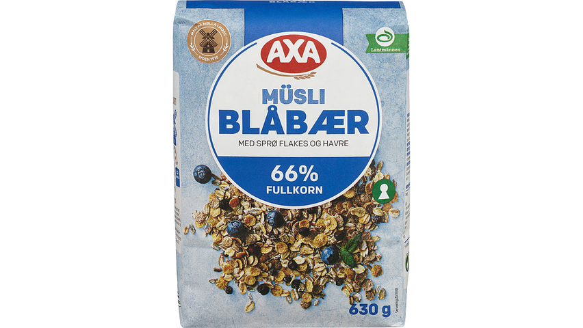 Axa Müsli Blåbær | 630g
