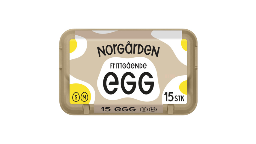 Norgården Egg Frittgående | 15stk