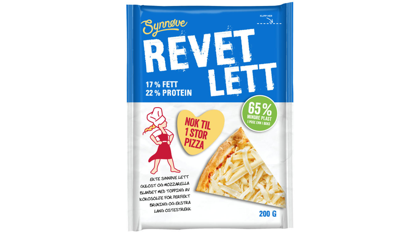 Synnøve Lett 17% Revet | 200g