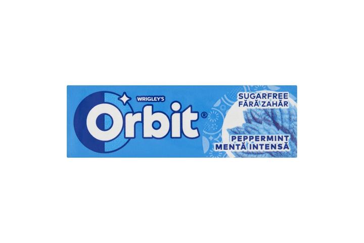 Orbit Peppermint mentaízű cukormentes rágógumi édesítőszerrel 14 g