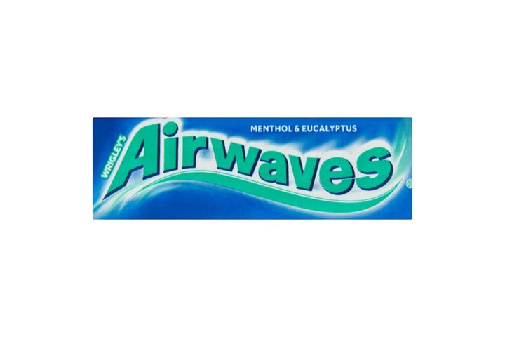Airwaves Menthol & Eucalyptus mentol- és eukaliptuszízű cukormentes rágógumi édesítőszerrel 14 g