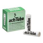 actiTube Aktivkohlefilter EXTRA SLIM Konik 10er Pack