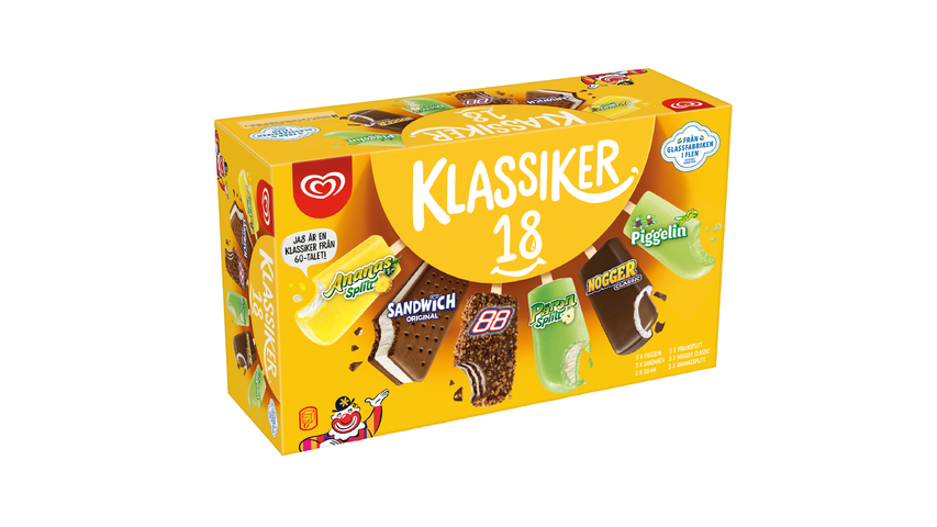 Gb Glace Klassikerlåda 18-p