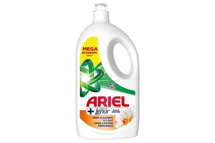 Ariel Washing Liquid, +Touch Of Lenor Gold Orchid, 3.6l, 80 Washes