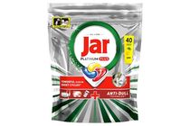 Jar Platinum Plus Dishwasher Tablets, Lemon,  40 Capsules,  Powerful Even In Short Cycles