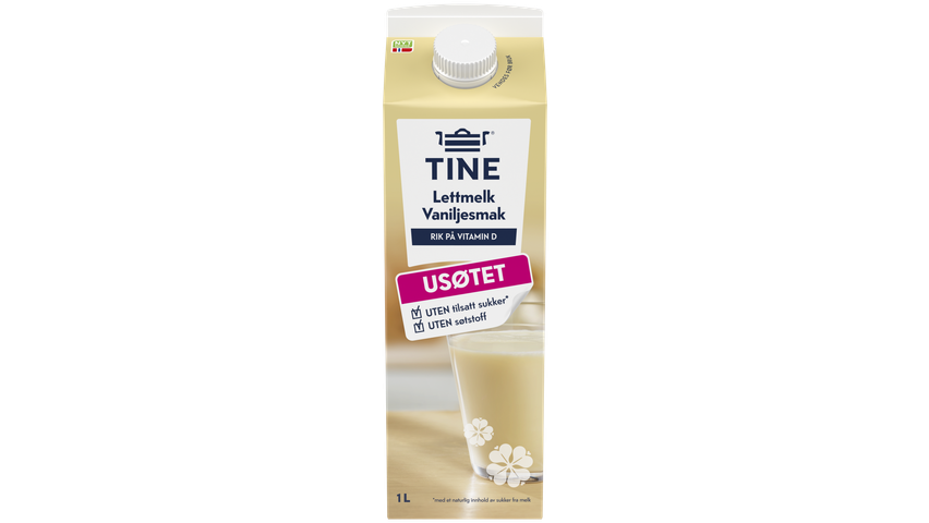 TINE Laktoseredusert Melk m/Vanilje | 1l