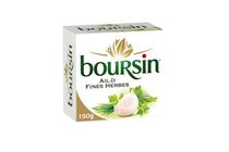 BOURSIN friss sajt fokhagymás, zöldfűszeres 150g