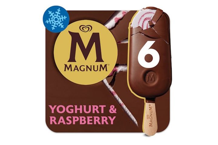 MAGNUM Multipack Jégkrém Joghurt-Málna 6x100ml