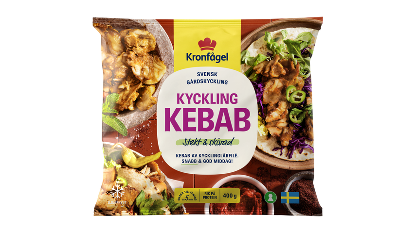 Kronfågel Kycklingkebab 400 g