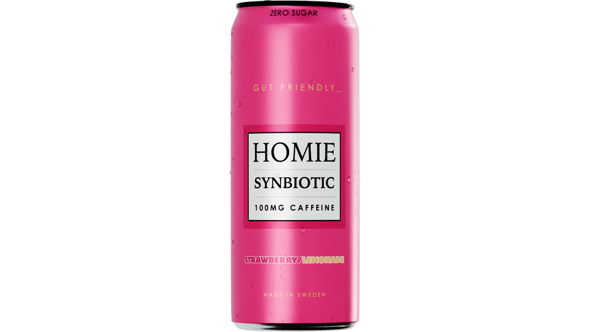 HOMIE Synbiotic - Strawberry Lemonade 330 ml