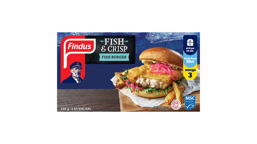 Findus Fish and Crisp Fish Burger MSC 230 g