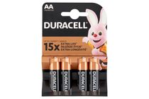 Duracell AA LR6/MN1500 alkáli elemek 4 db