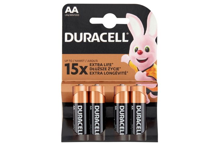 Duracell AA LR6/MN1500 alkáli elemek 4 db