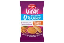 Detki Vital édes omlós natúr keksz hozzáadott cukor nélkül, édesítőszerekkel 180 g