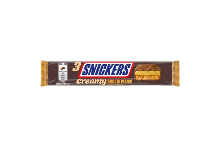 Snickers tejcsokoládé földimogyorókrémmel karamellával földimogyoró darabokkal 3 x 18,25 g (54,75 g)
