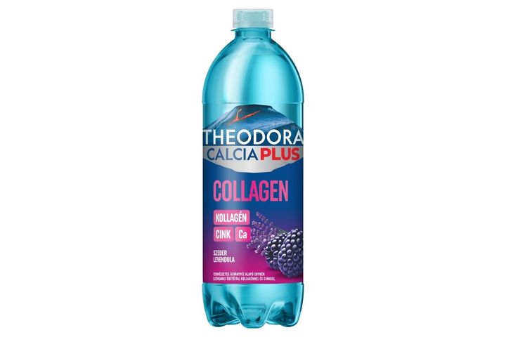 Theodora Calcia Plus Collagen szeder-levendula ízű szén-dioxiddal enyhén dúsított üdítőital 700 ml