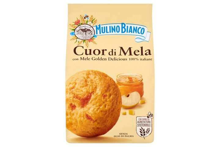 Mulino Bianco Cuor di Mela almadzsemmel töltött omlós keksz 250 g