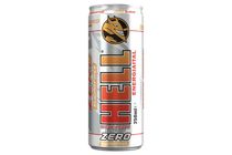 HELL Zero fehér őszibarackízű, koffeintartalmú, szénsavas, alkoholmentes ital 250 ml