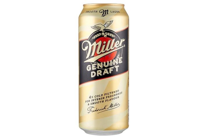 Miller Genuine Draft Lager Beer 4,7% 0,5 l