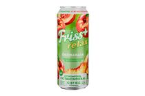 Borsodi Friss + Relax 0,0% gránátalma-meggy ízű üdítőital és alkoholmentes malátaital keveréke vitaminokkal 0,5 l