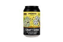 MONYO Craft Soda- Dry-Hopped Elderflower x Grape - 0,33l/Can