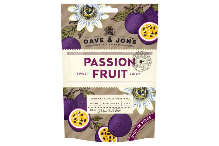 Dave & Jon's Pasjonsfrukt Tørket | 100g