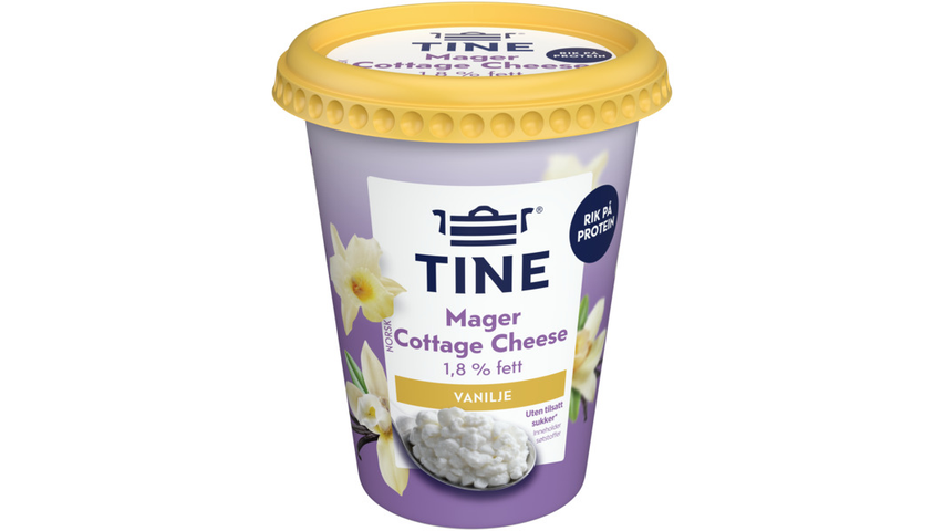 TINE Cottage Cheese Mager 2% Vanilje | 400g