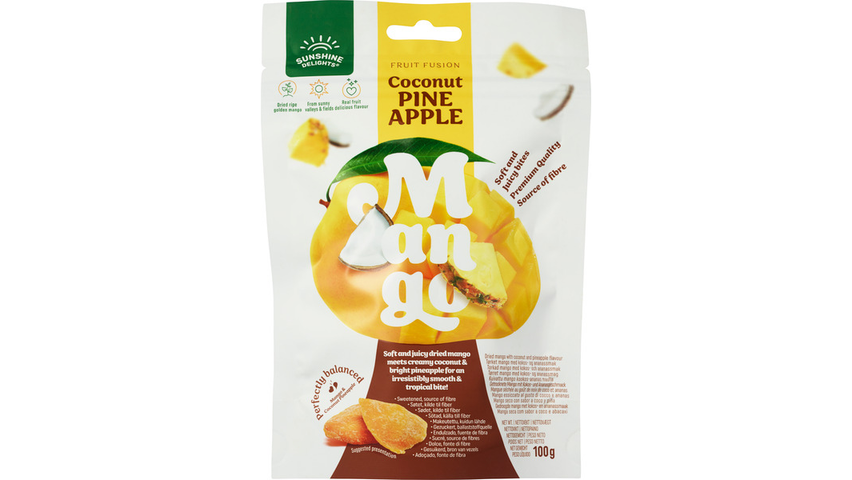 Sunshine Delights Coco Pineapple Mango | 100g