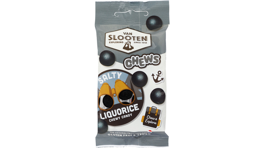 Van Slooten Chews Salty Licorice | 60g