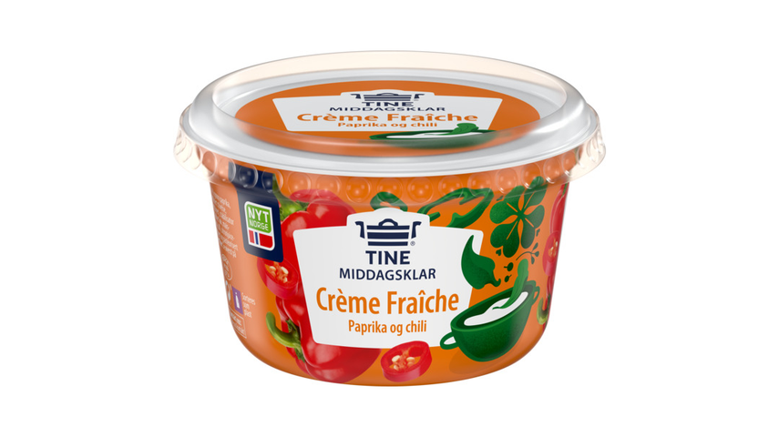 TINE Middagsklar Crème Fraîche Paprika & Chili | 200g