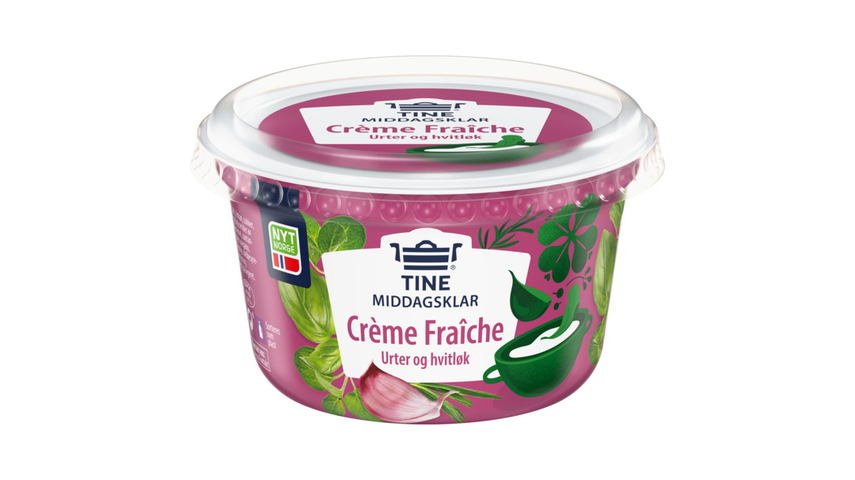 TINE Middagsklar Crème Fraîche Urter & Hvitløk | 200g