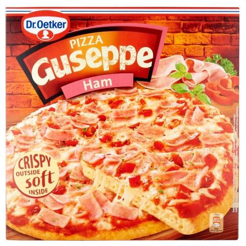 Dr. Oetker Guseppe gyorsfagyasztott pizza sonkával 410 g