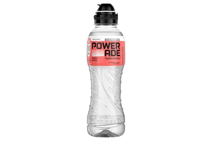 Powerade Hydro Active Non-Carbonated, Peach And Apple Flavored, Sugar-Free Drink 500 ml