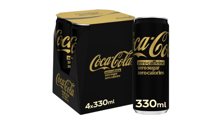 Coca-Cola Zero Koffeinfri | 4 x 0.33l