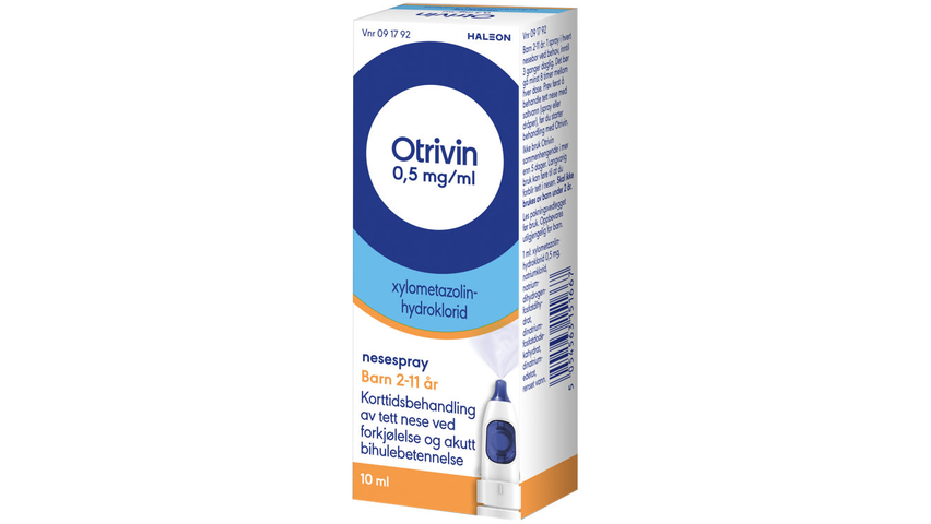 Otrivin Nesespray Barn 0.5mg | 10ml