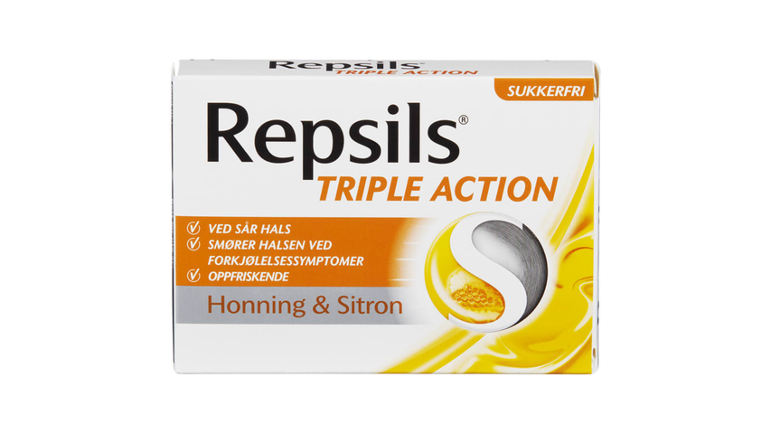 Repsils Honning & Sitron Sukkerfri | 56g