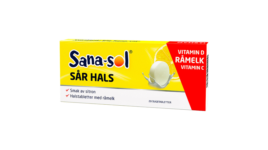 Sana-sol Sår Hals 20stk