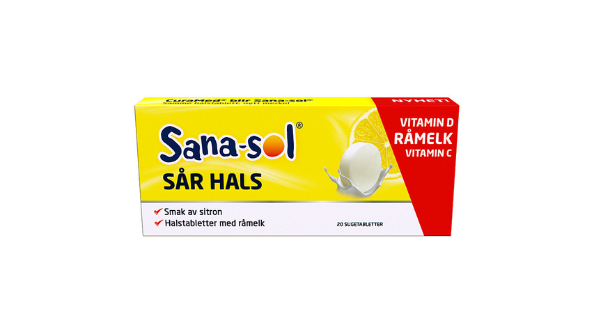 Sana-sol Sår Hals 20stk