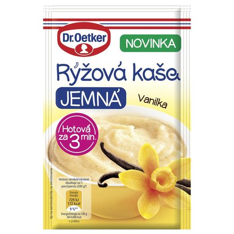 Dr. Oetker Rýžová kaše jemná vanilka | 50 g
