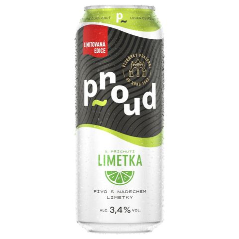 Proud Limetka ochucené pivo plech | 500 ml