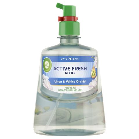 Air Wick Active Fresh Pamut és Fehér Orchidea utántöltő 228 ml