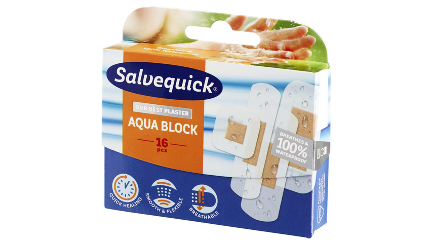 Salvequick Aqua Block Family Pack 16st