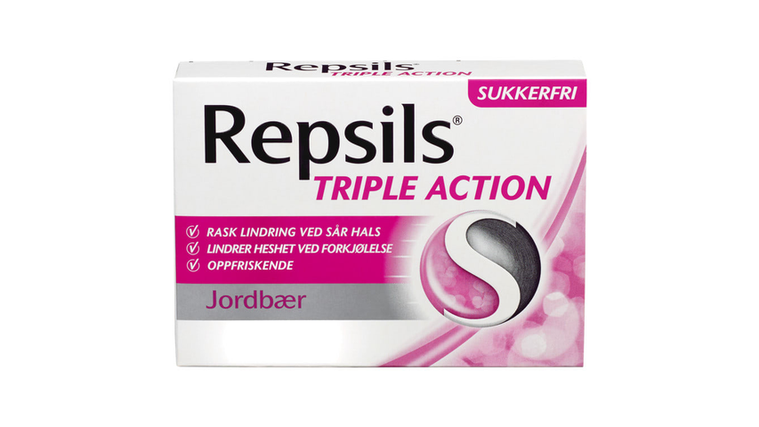 Repsils Halstabletter Jordbær | 56g