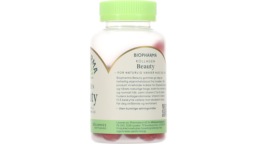 Biopharma Kollagen Beauty Gummies | 60stk