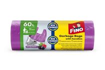 FINO premium handles garbage bag 60l, 15 bags forest fruit scent