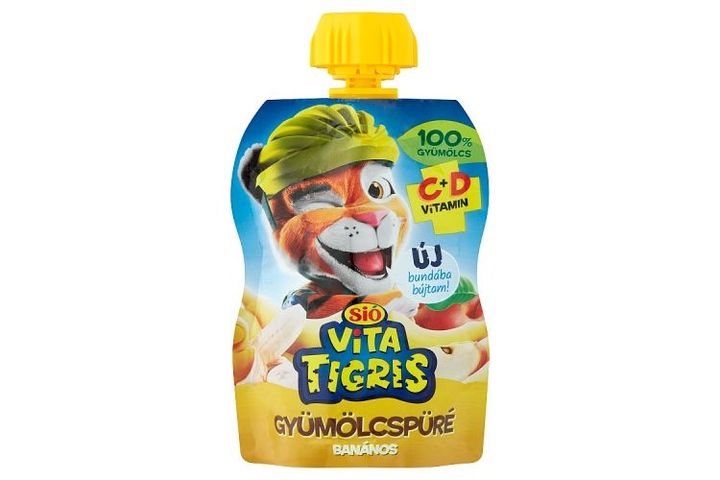 Sió Vitatigris alma-szőlő-banán gyümölcspüré 90 g