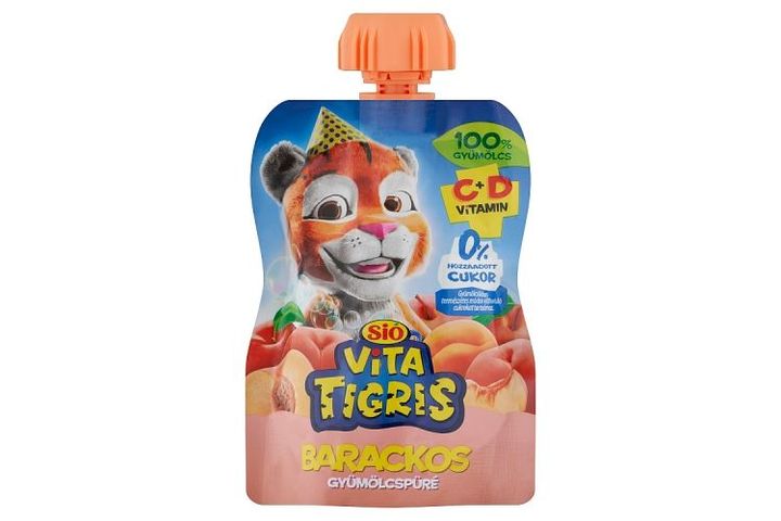 Sió Vitatigris Apricot Fruit Purée 90 g