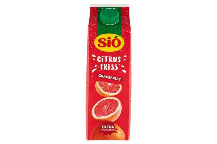 Sió Citrus Friss grapefruit gyümölcsital gyümölcshússal 1 l