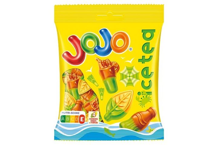 Jojo Ice Tea Fruit-Flavored Gummy Candy with Green Tea Extract 80 g