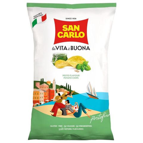 San Carlo Chipsy pesto | 50 g